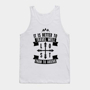 Travel Well Quote Tank Top